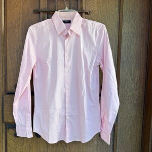 Theory  Women’s Pink Classic Button-Up Shirt Size XS